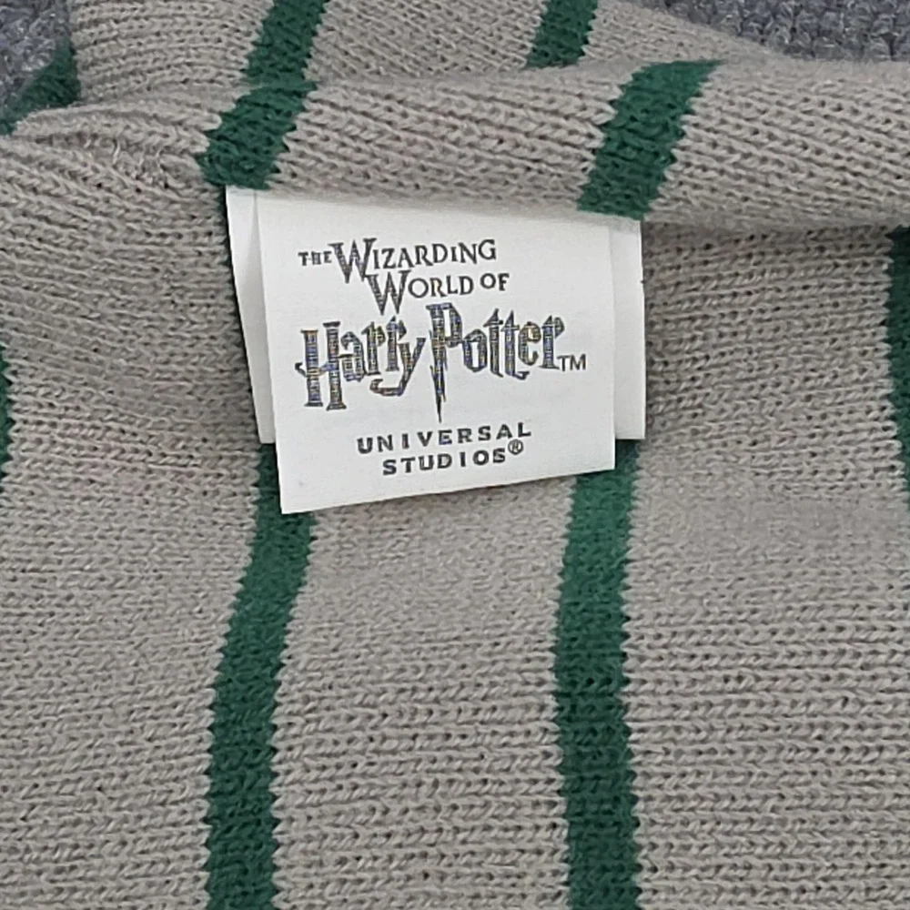 Harry Potter Slytherin Beanie Hat Reversible Green‎ Knit One Size Mens Hogwarts